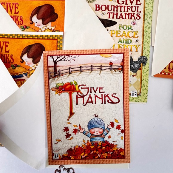 Mary Engelbreit Lot of Vintage Cards Thanksgiving Friendship Vintage - Picture 7 of 16
